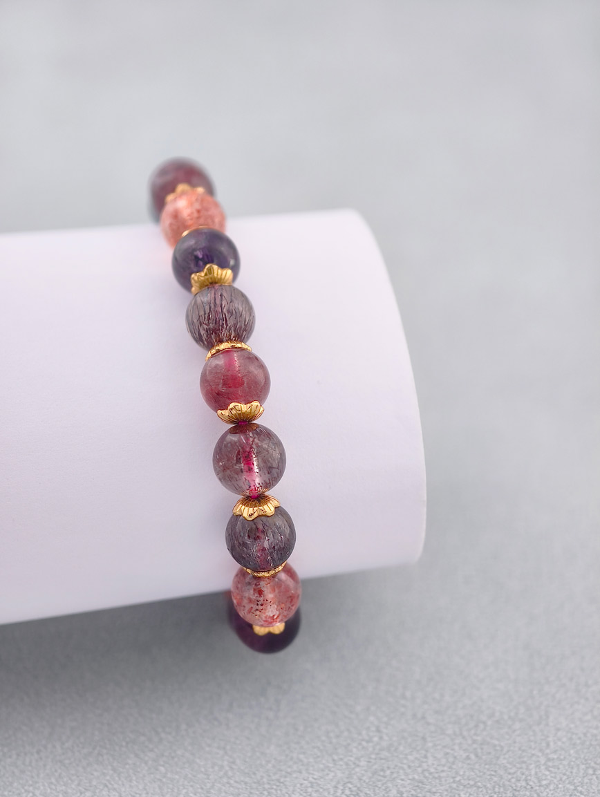 Natural Super Seven Simple Style Bracelet image