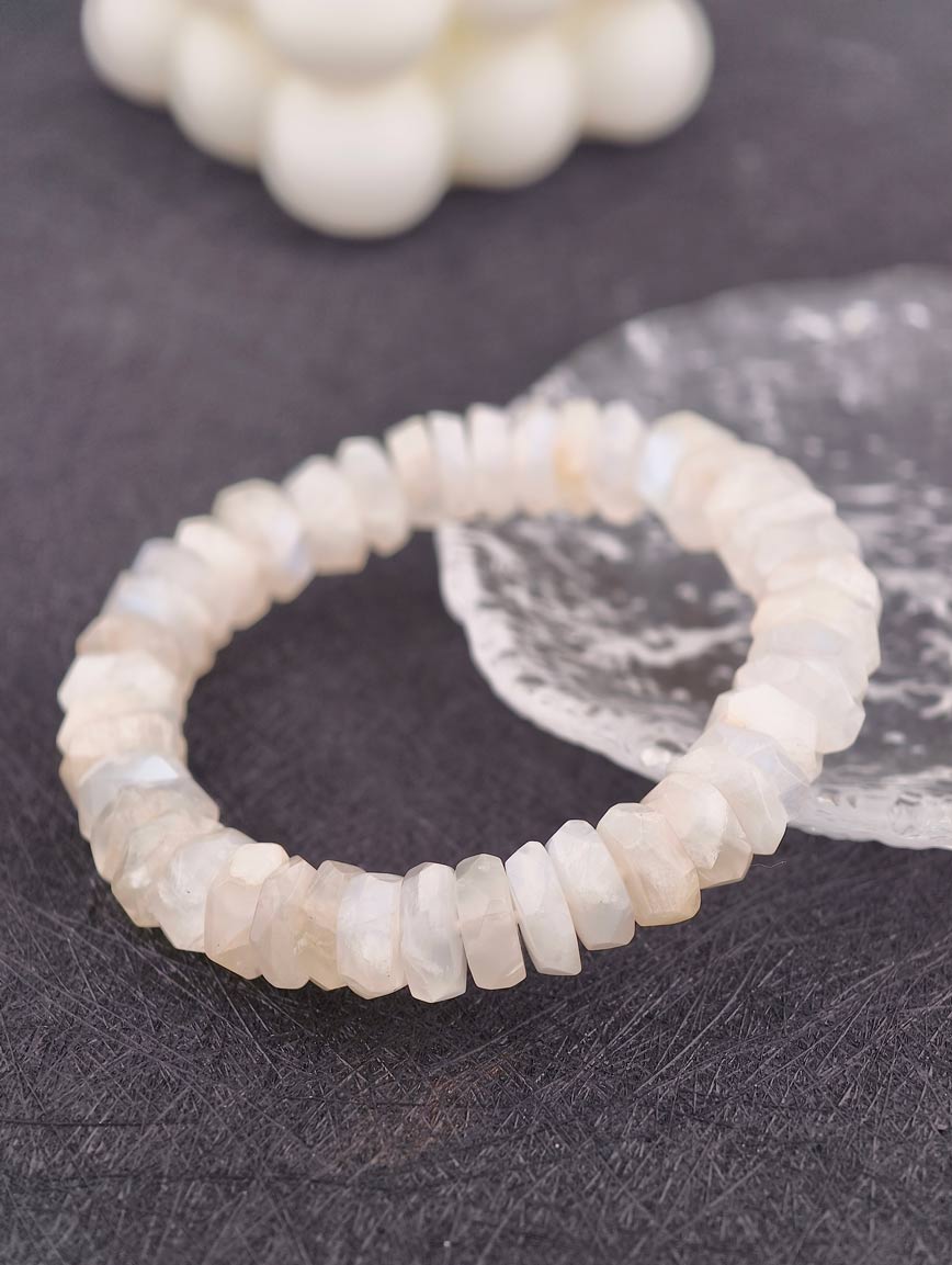 Natural Moonstone Energy Bracelet image