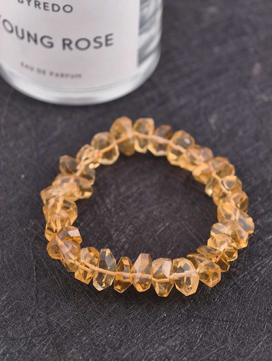 Natural Irregular Citrine Bracelet image