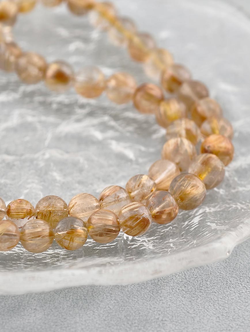 Natural Rutilated Quartz Necklace image