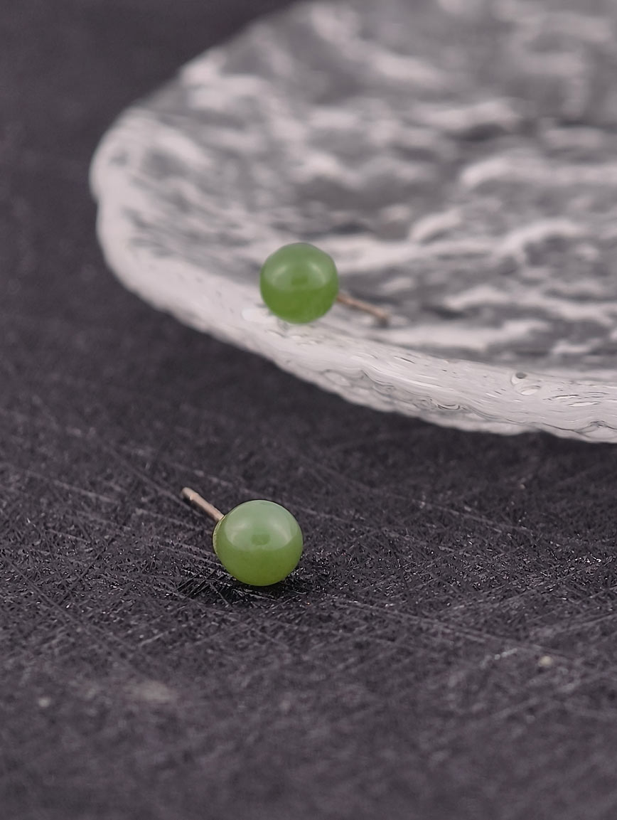 Natural Jasper Sterling Silver Earrings image