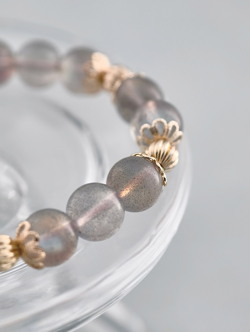 Natural Labradorite Delicate Style Bracelet image
