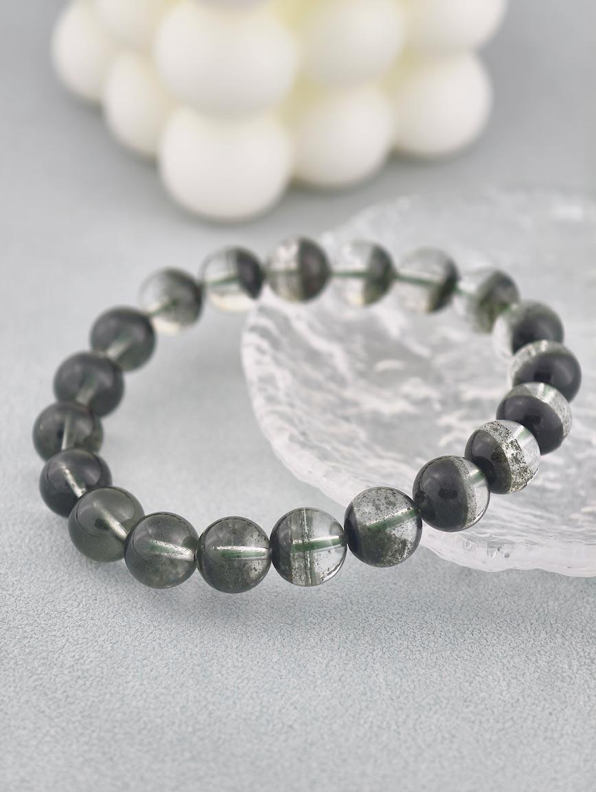 High Quality Natural Green Phantom Bracelet image