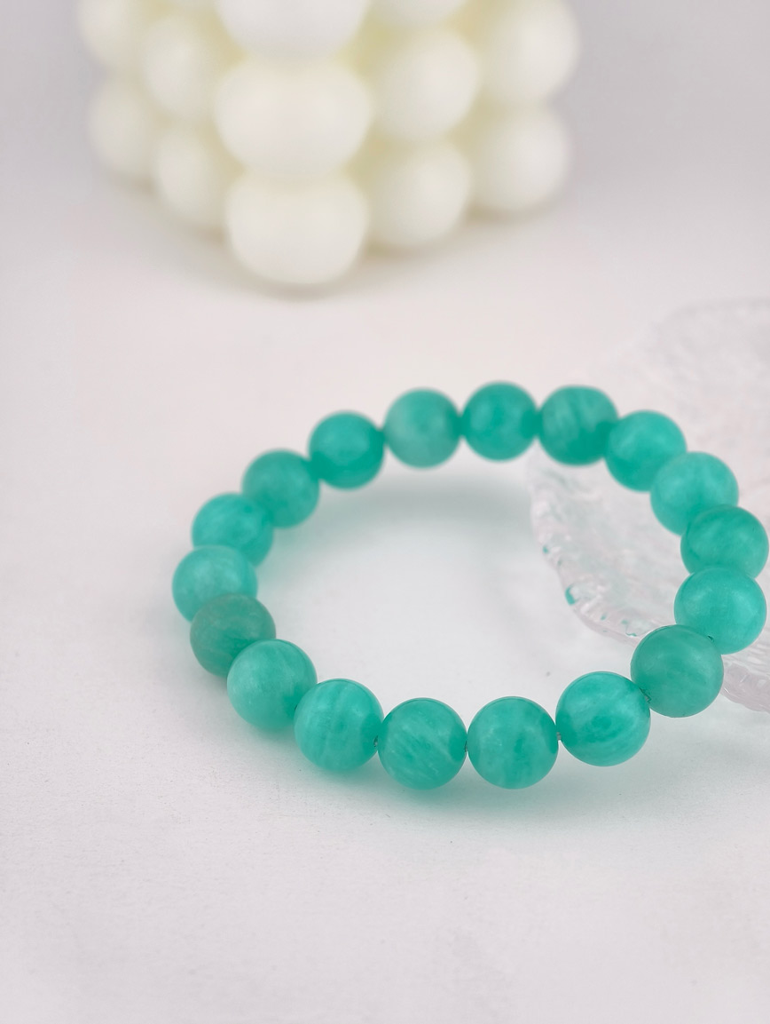 Natural Amazonite Bracelet 10 mm image