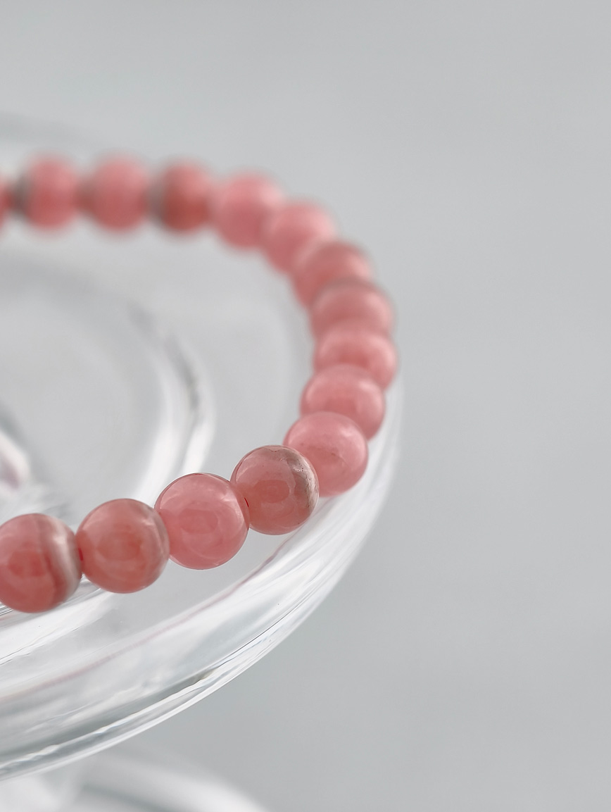 Natural Rhodochrosite Energy Bracelet image