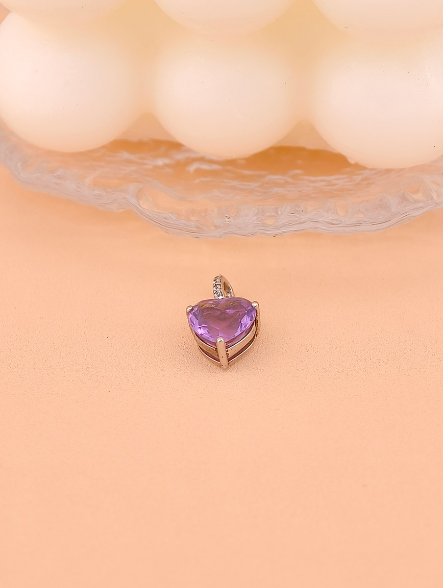 Heart Amethyst Pendant image