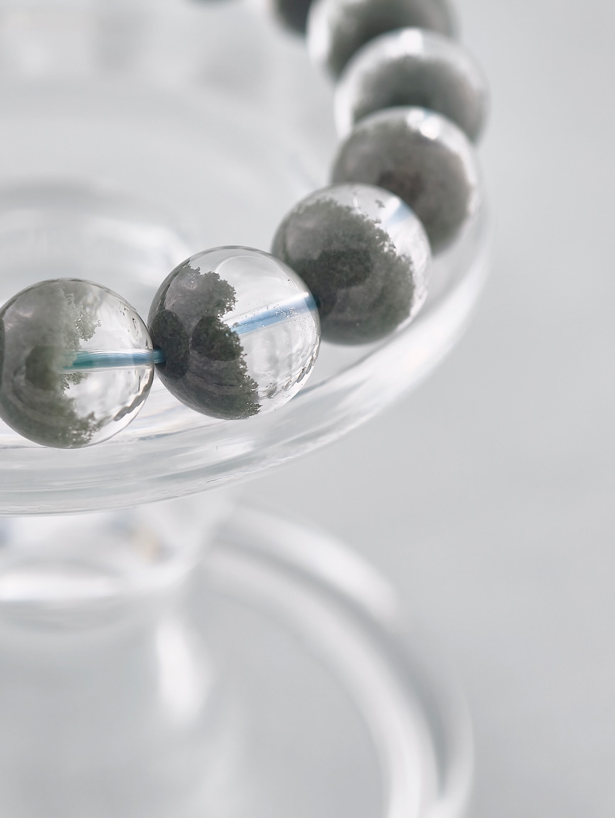 Natural Green Phantom Treasure Basin Bracelet image