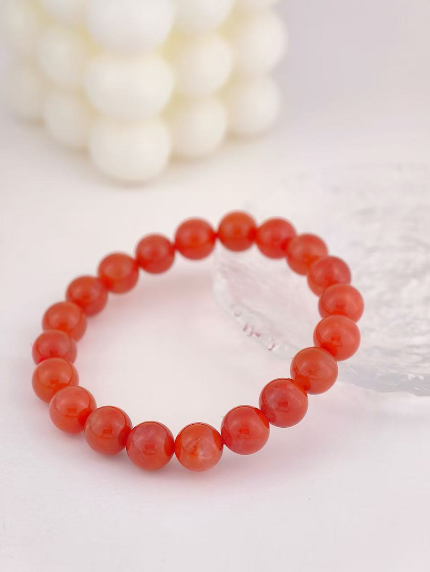 Natural South Red Agate Bracelet image
