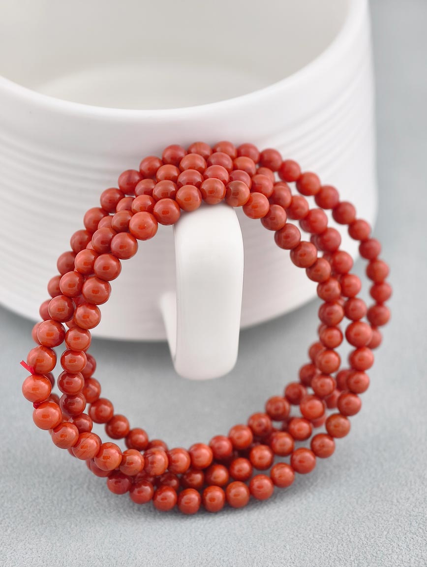 Natural South Red Agate Multi-Circle Bracelet image