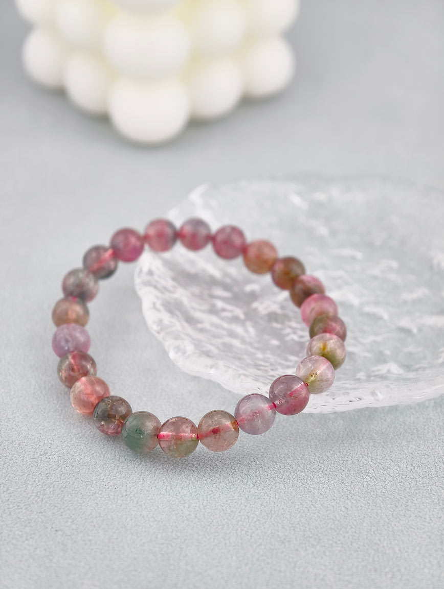 Collectible Natural Watermelon Tourmaline Bracelet image