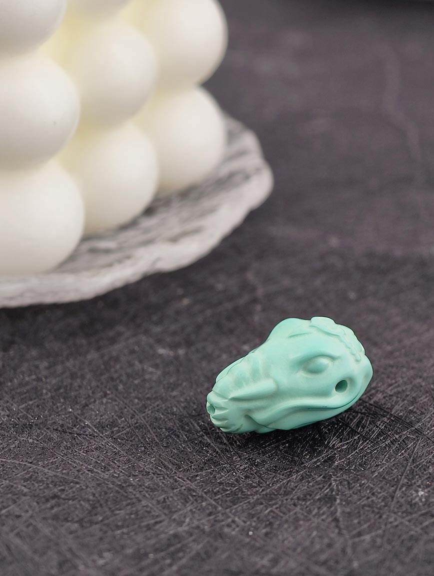 Natural Turquoise Elephant DIY Accessory image