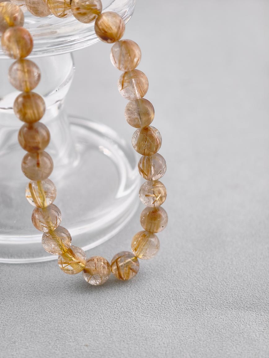 Natural Rutilated Quartz Necklace image