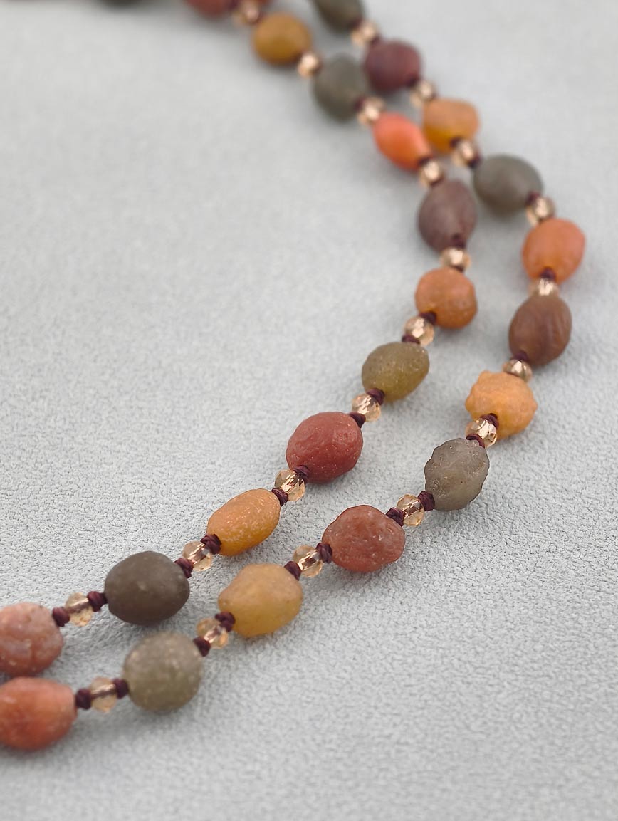 Natural Alxa Agate Necklace image