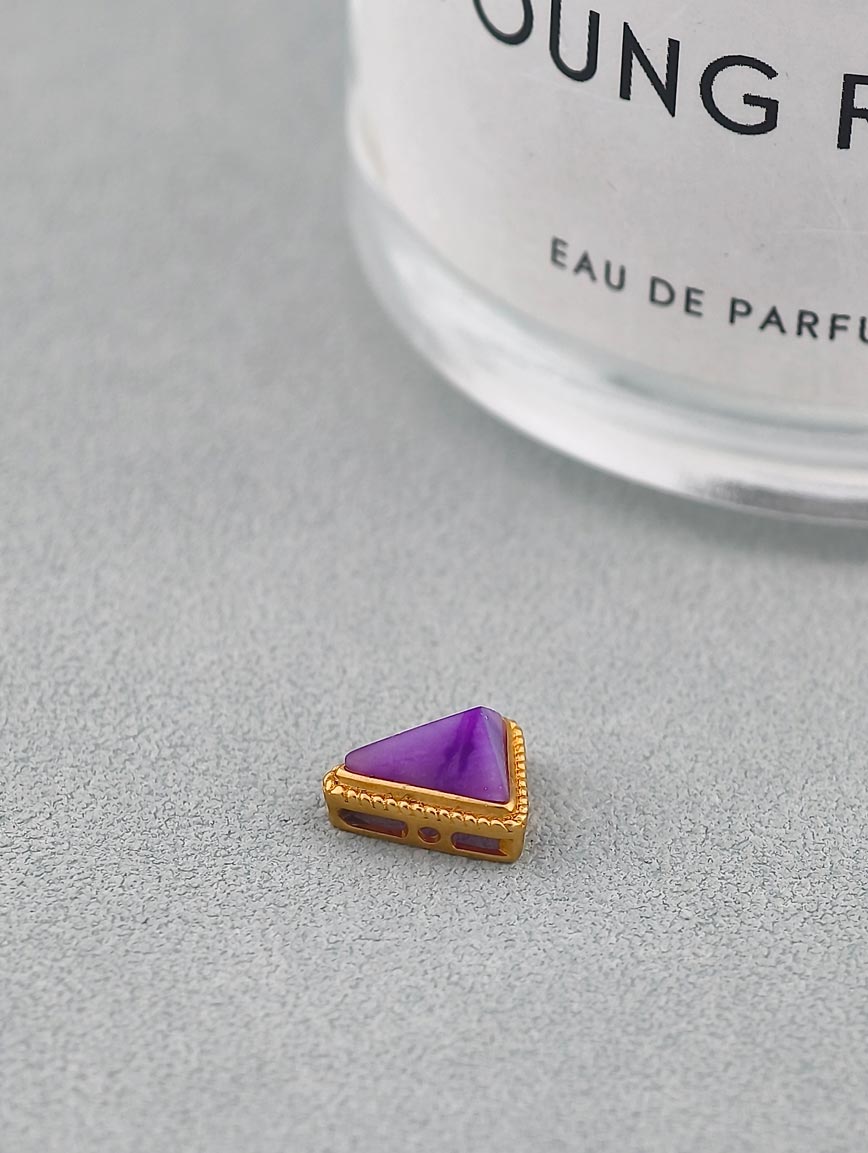 18K Gold Sugilite Exquisite Style DIY Accessory image