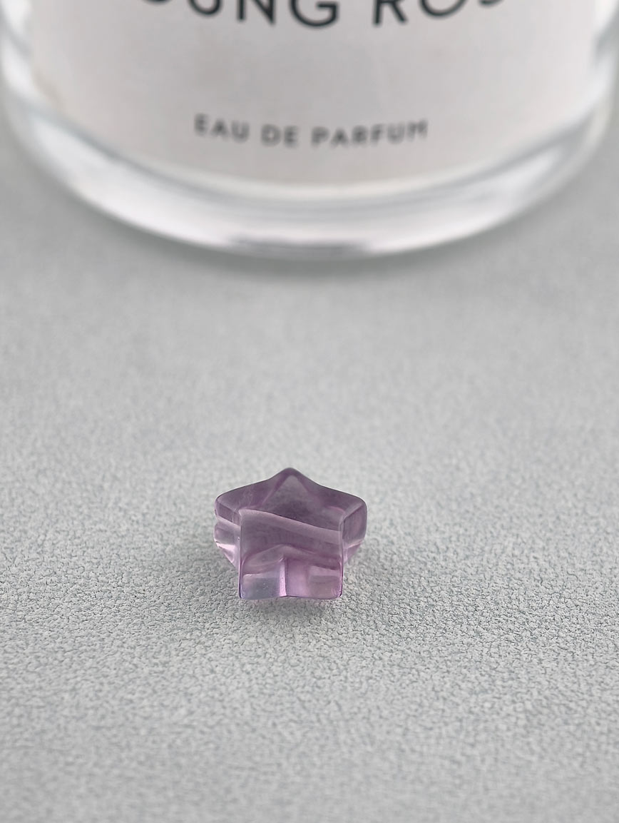 Natural Colored Fluorite Star DIY Accessory image