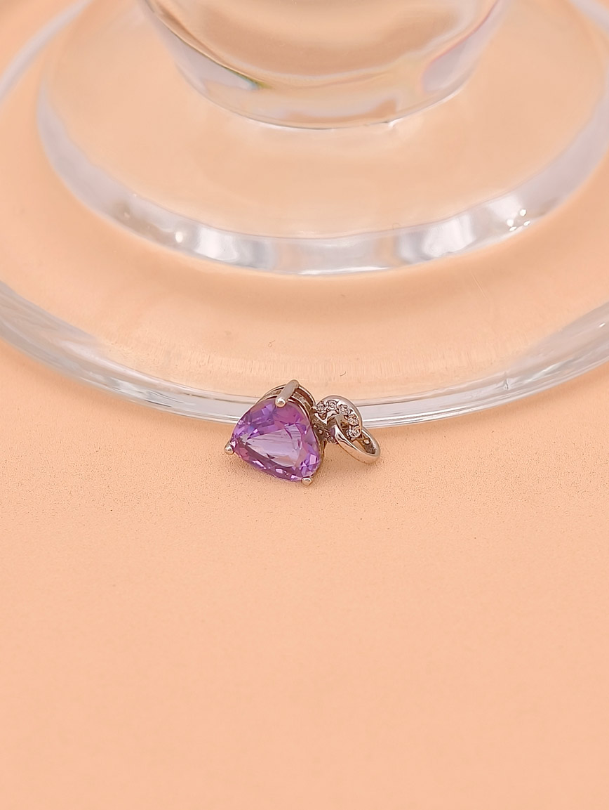 Heart Amethyst Pendant image