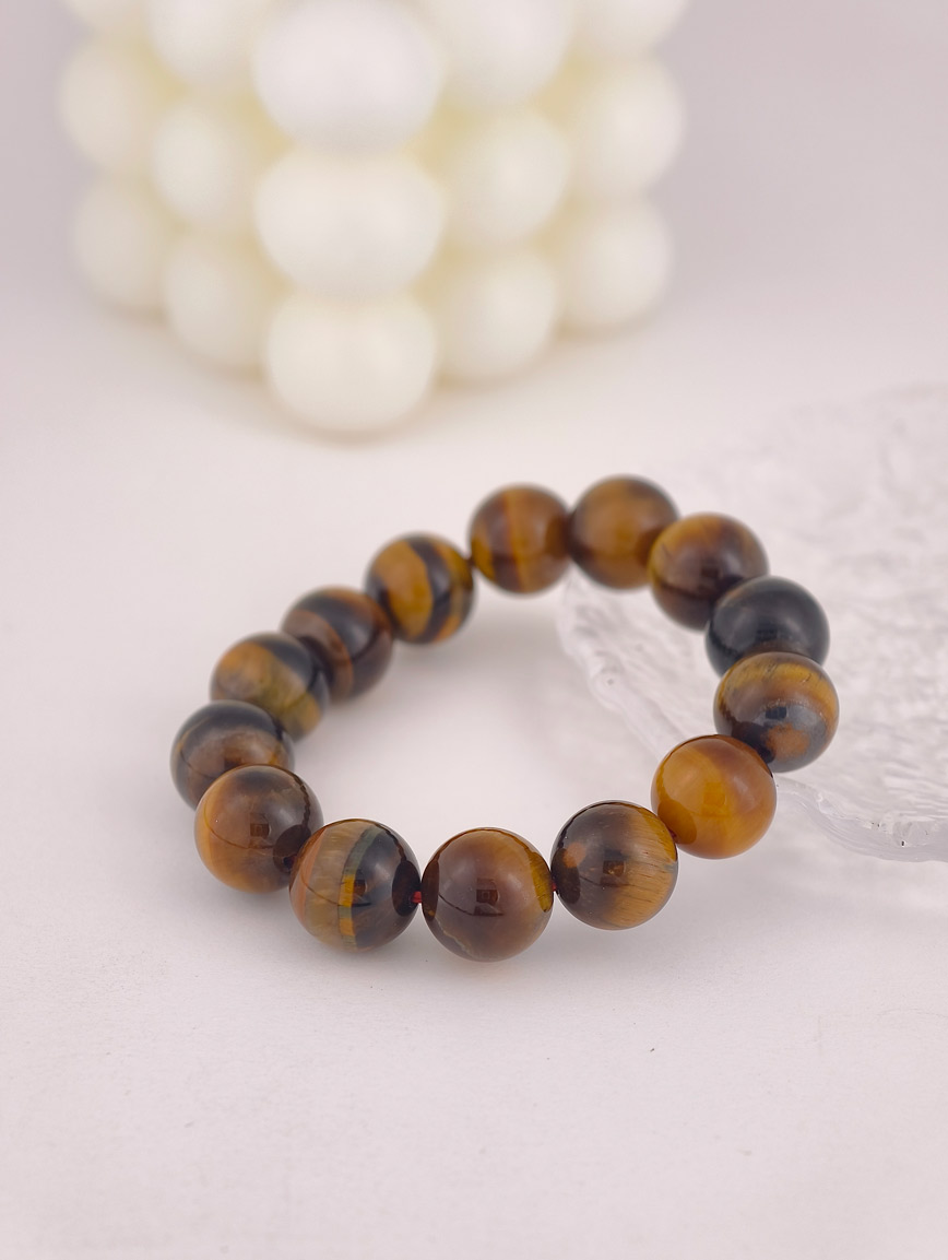 Natural Yellow Tiger's Eye Bracelet image