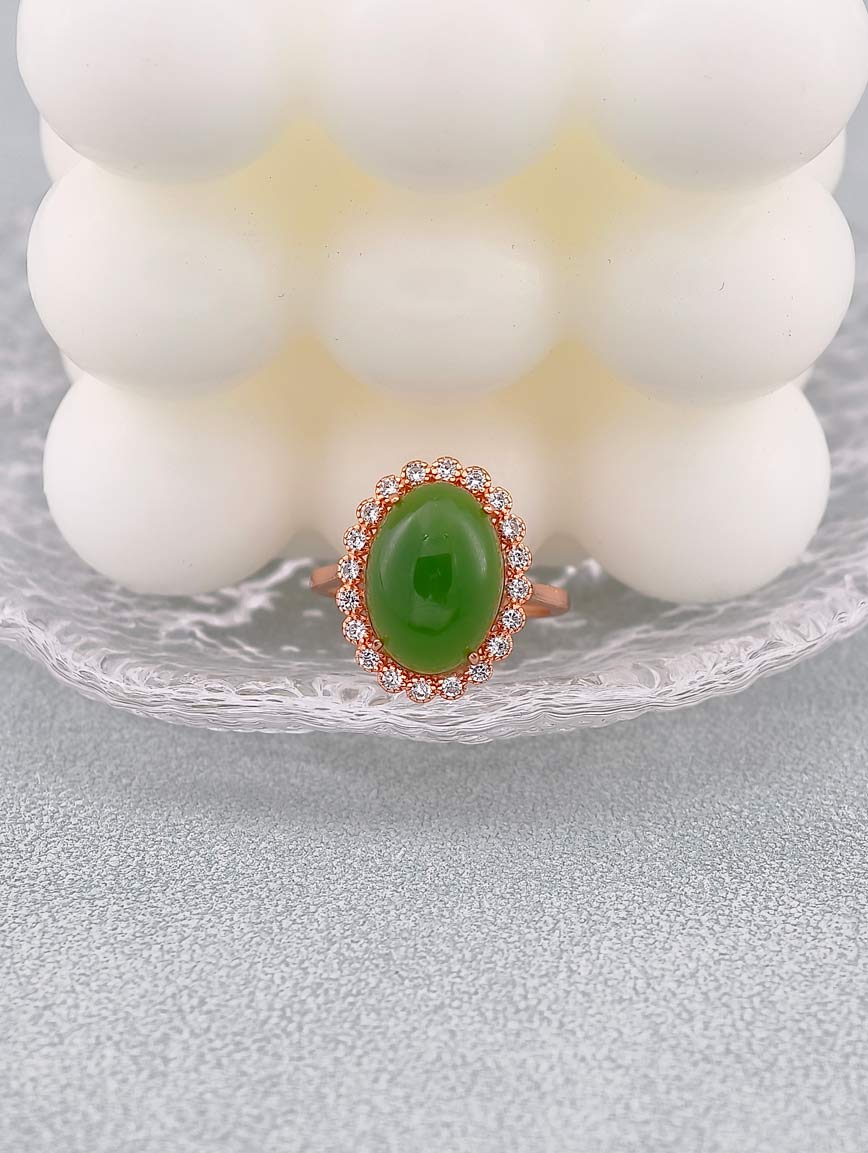 Natural Jasper Design Ring image