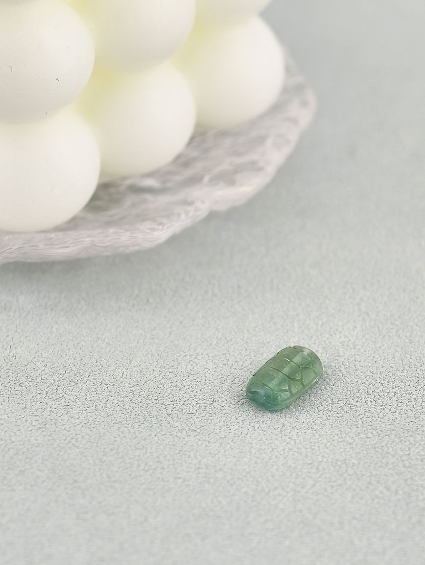 Natural Three Colors of Tourmaline Tortoise Shell DIY Accessory image