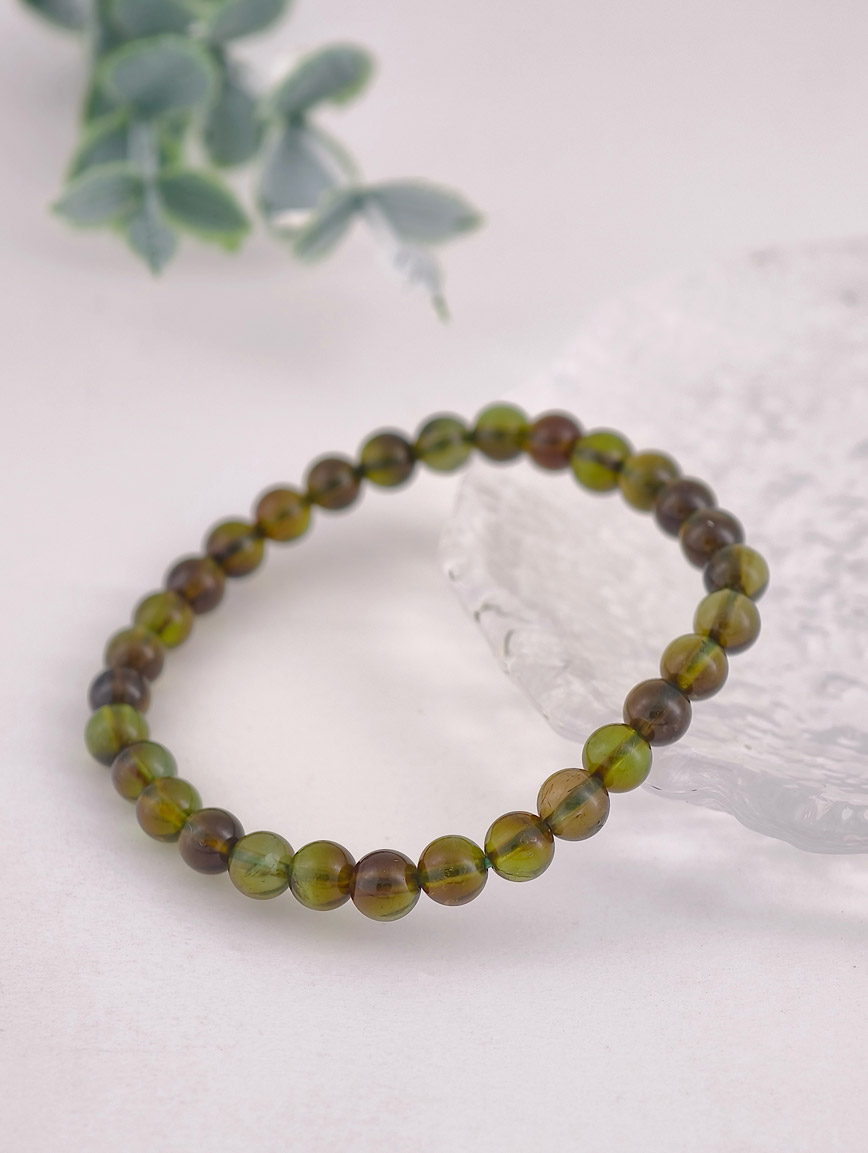 Natural Green Tourmaline Bracelet image