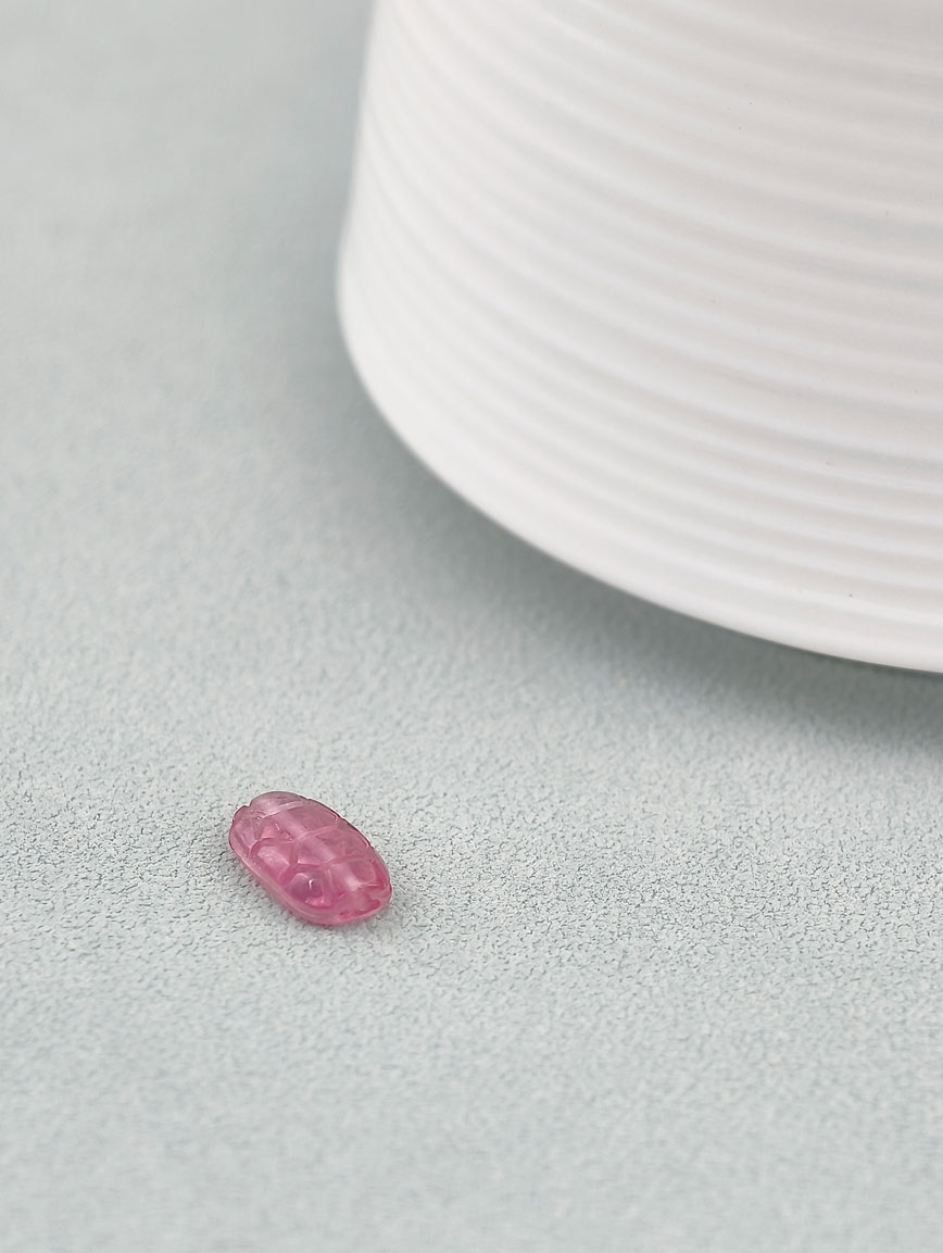 Natural Three Colors of Tourmaline Tortoise Shell DIY Accessory image