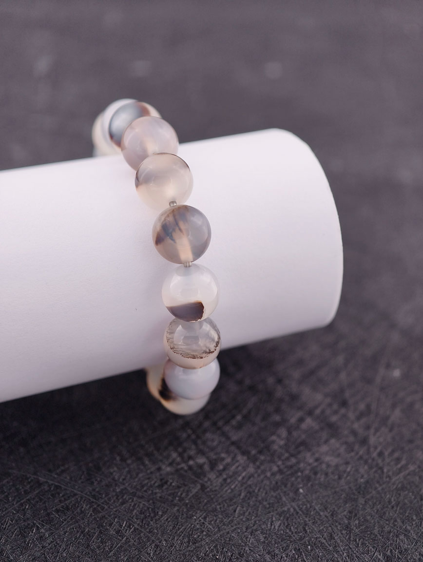 Natural Ink Painting Agate Bracelet image