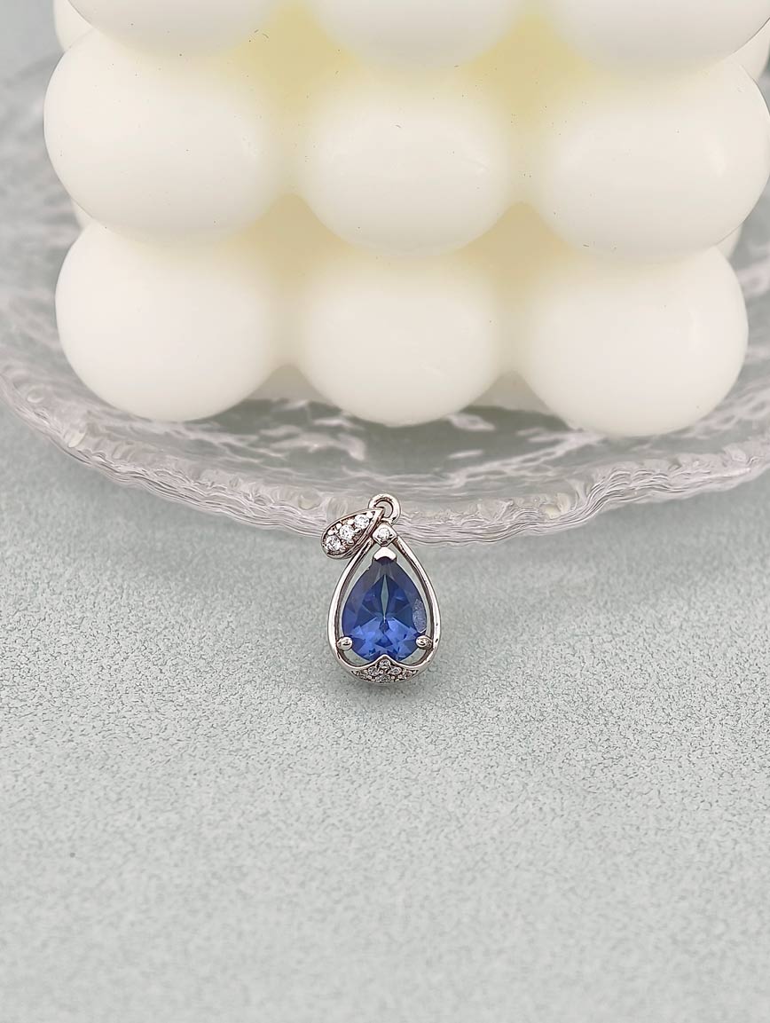 Topaz Angel Tear Water Drop Pendant image