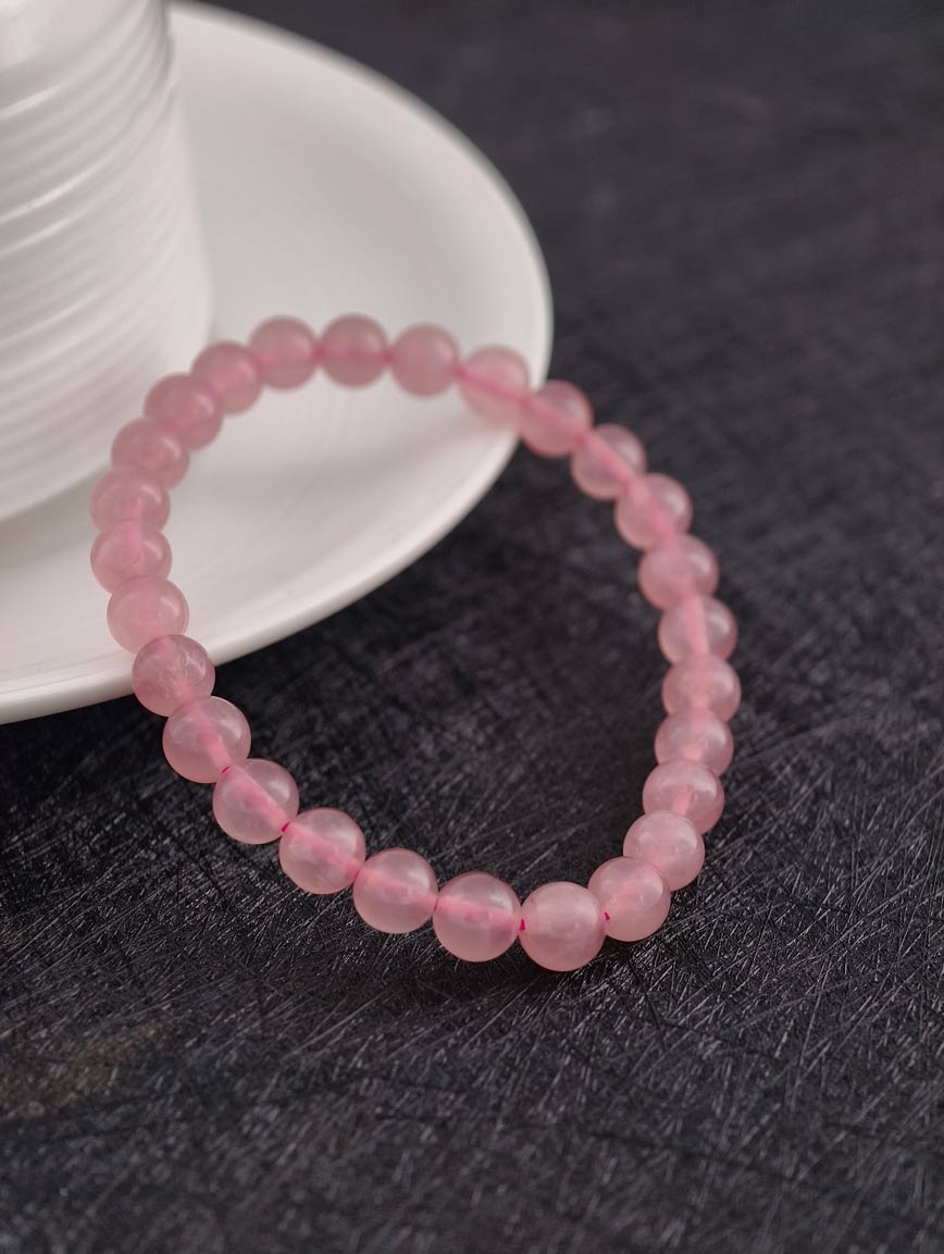 Natural Rose Quartz Bracelet image
