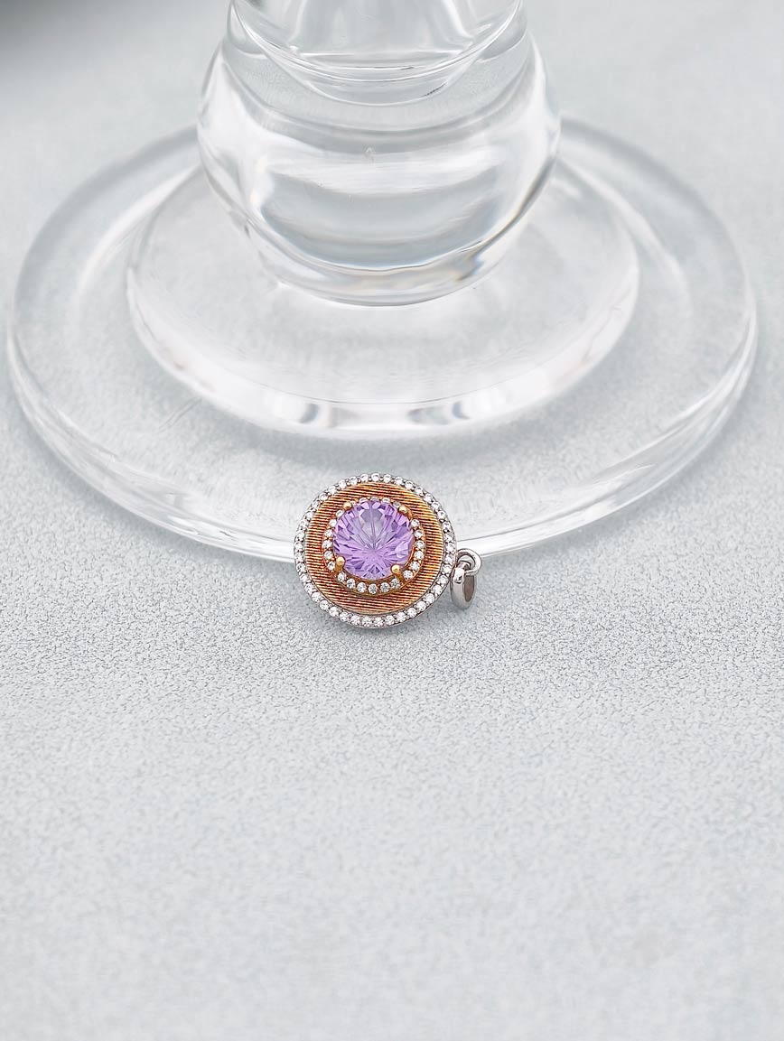 Lucky Wheel Amethyst Pendant image