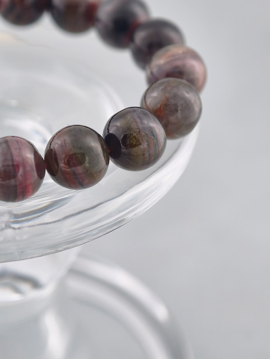 Natural Layered Watermelon Tourmaline Bracelet image