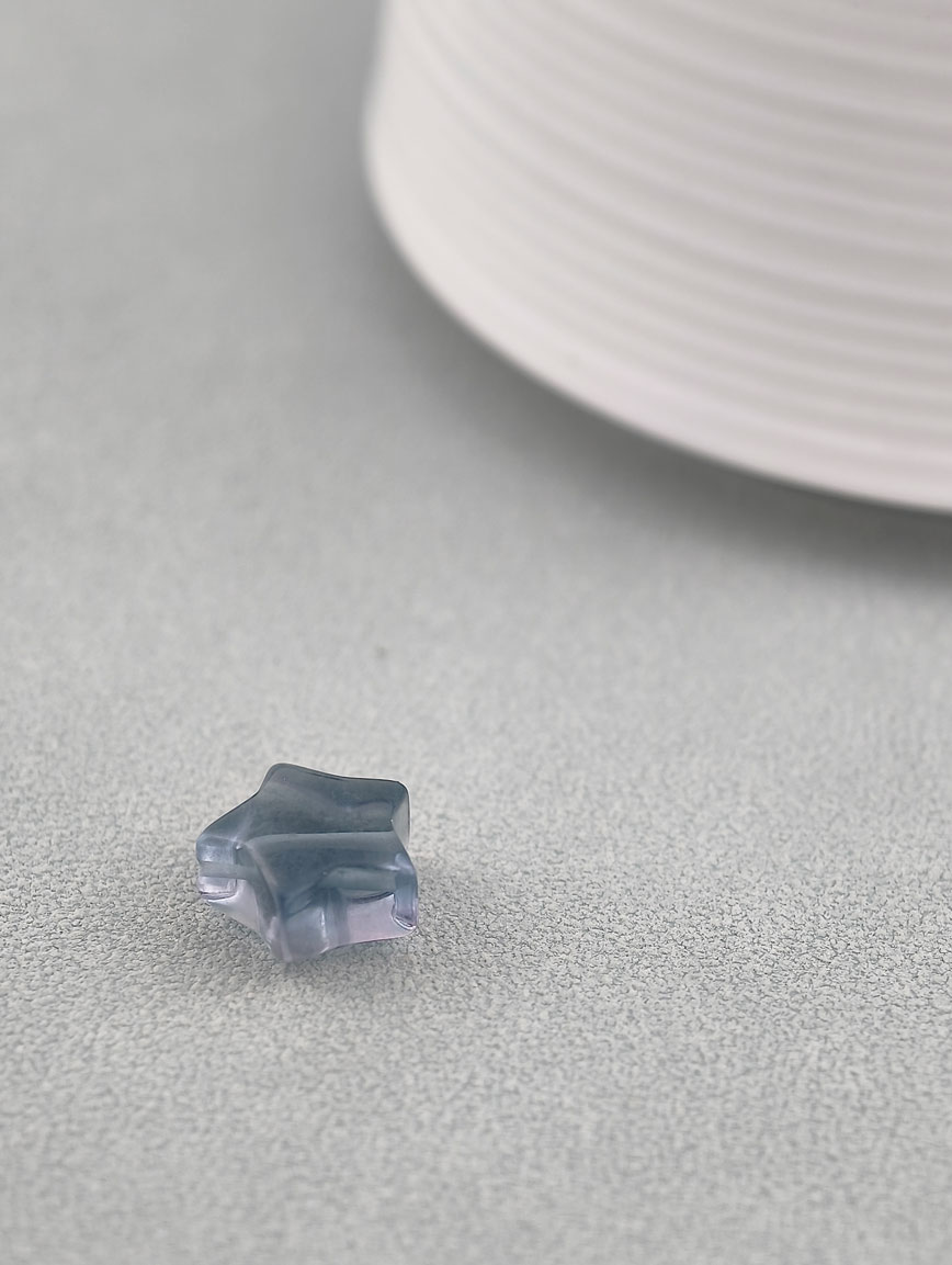 Natural Colored Fluorite Star DIY Accessory image