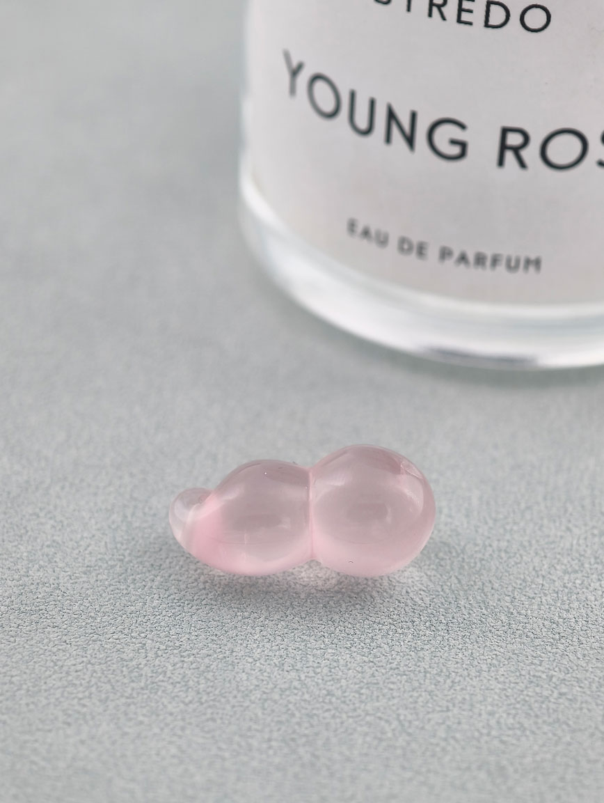 Natural Rose Quartz Gourd DIY Accessory image