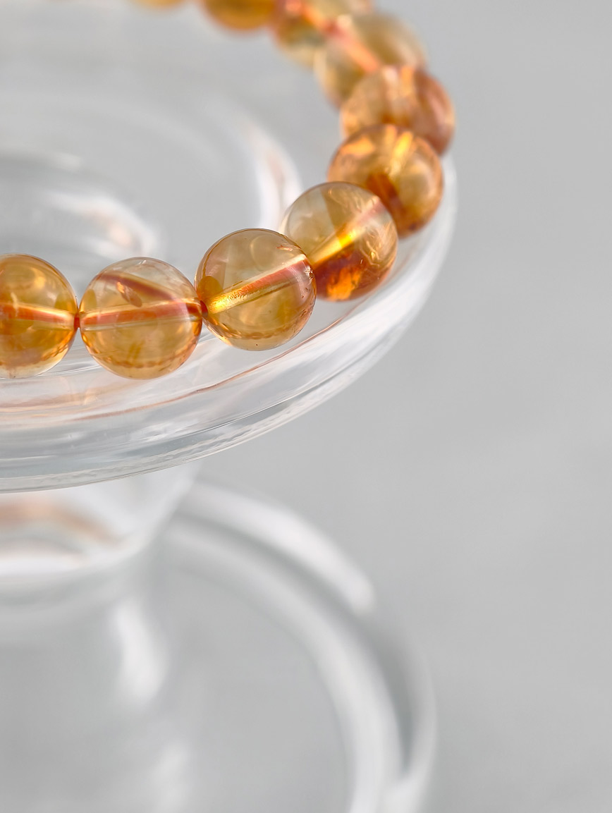 Natural Brazilian Old Mine Citrine Bracelet image