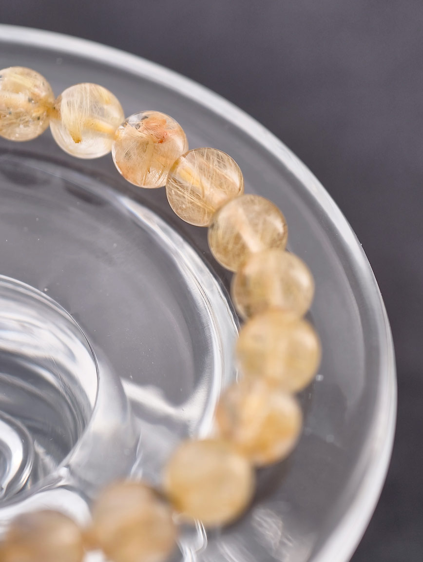 Natural Rutilated Quartz Energy Bracelet image