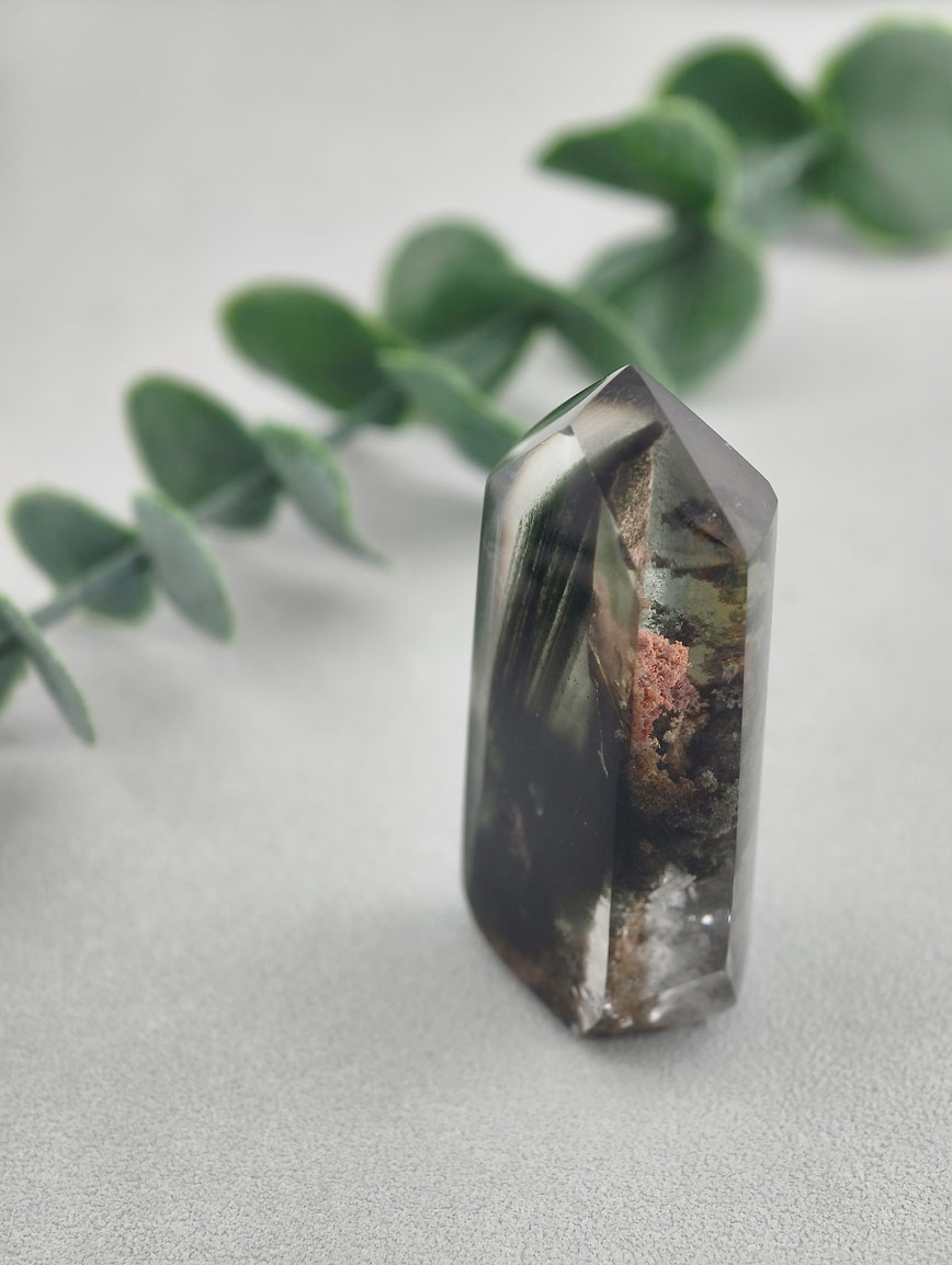 Top Grade Natural Colorful Phantom Crystal Column image