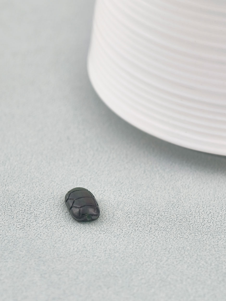 Natural Three Colors of Tourmaline Tortoise Shell DIY Accessory image