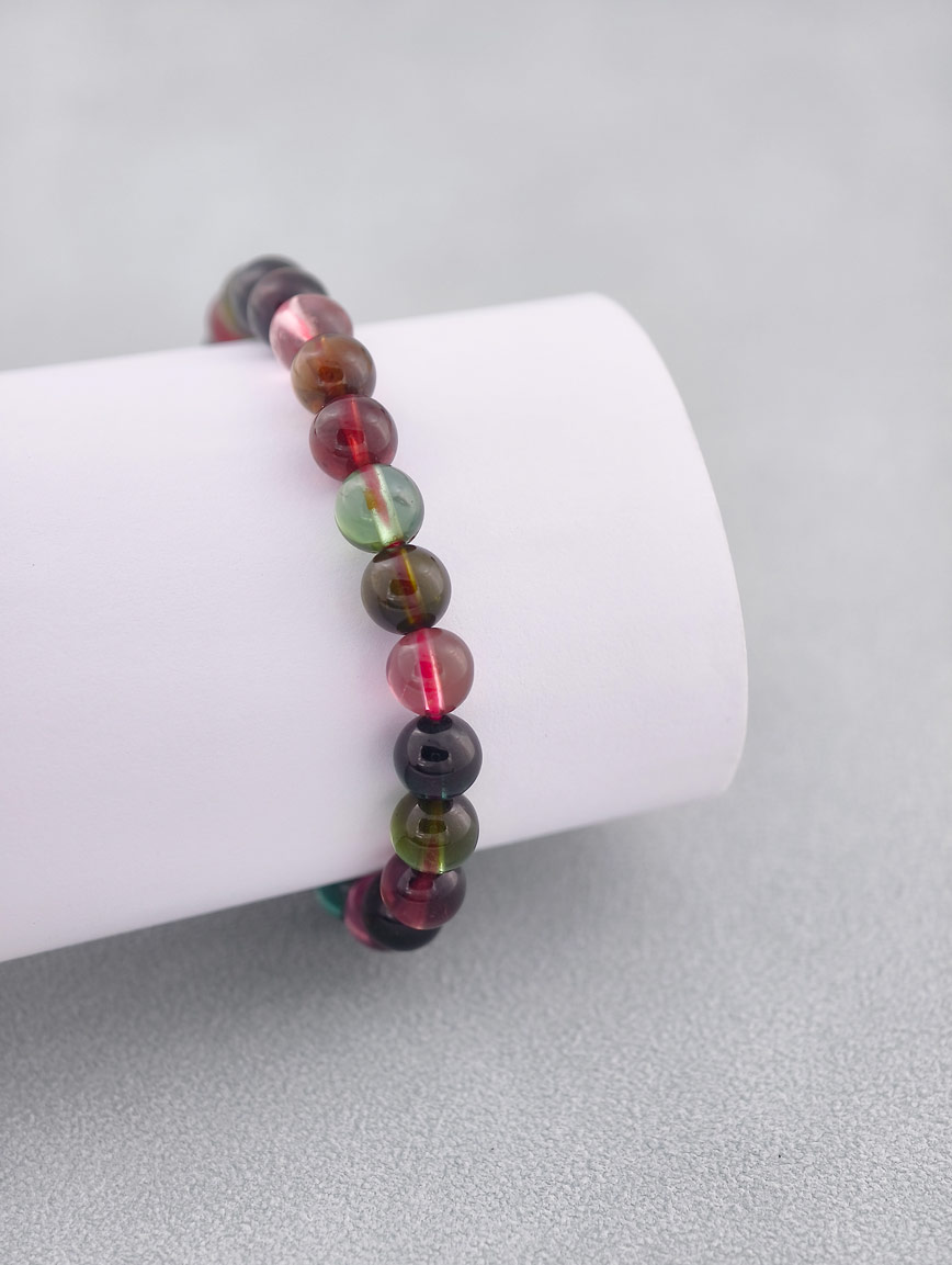 Collectible Natural Rainbow Tourmaline Bracelet image