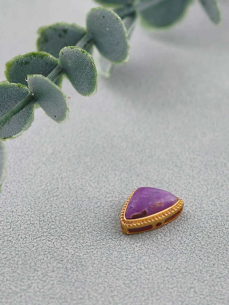 18K Gold Sugilite Fashion Personality Handmade DIY Accessory image