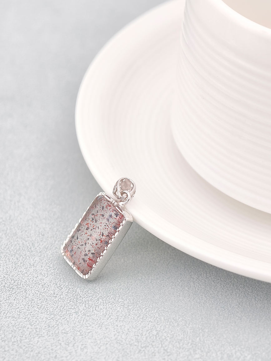 Natural Super Seven Sterling Silver Pendant image