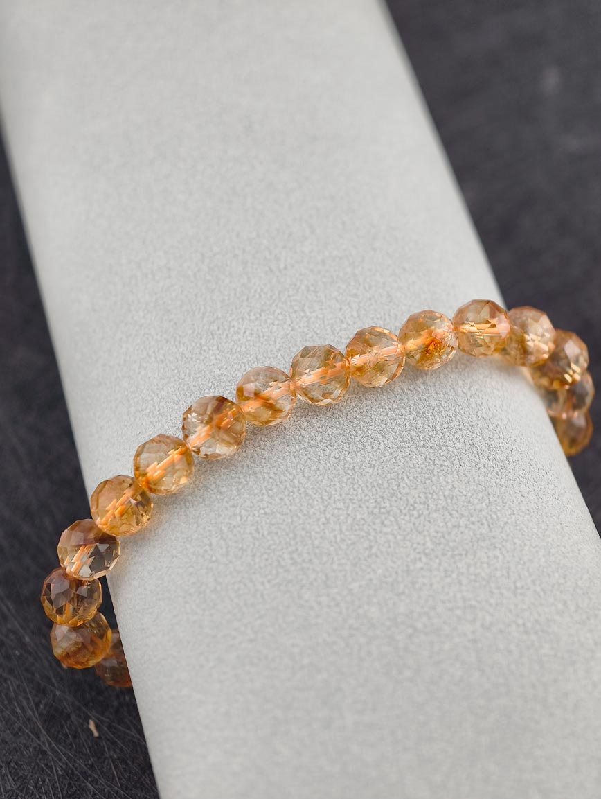 Natural Faceted Citrine Bracelet image