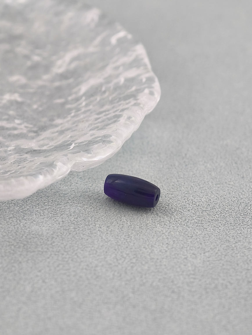 Natural Sugilite Barrel Bead DIY Accessory image