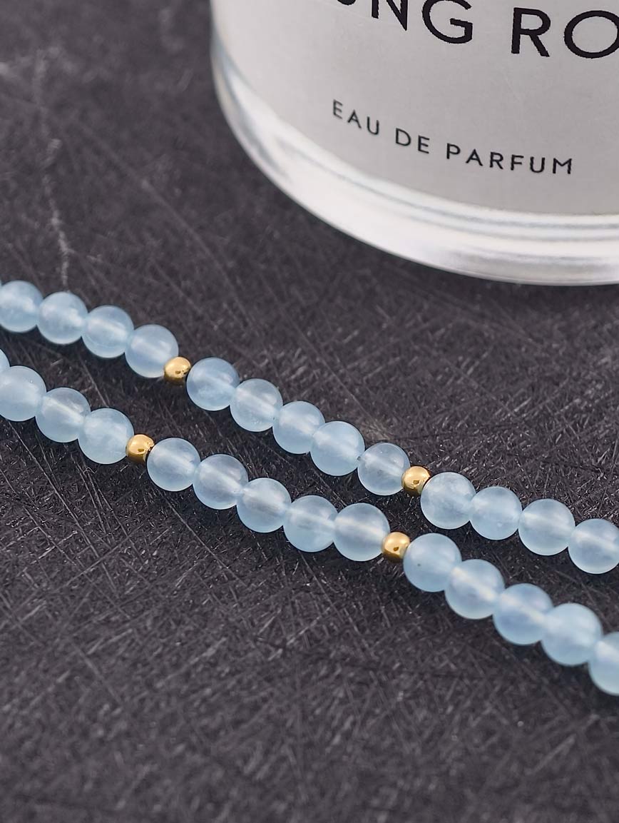 Natural Aquamarine Exquisite Style Necklace image