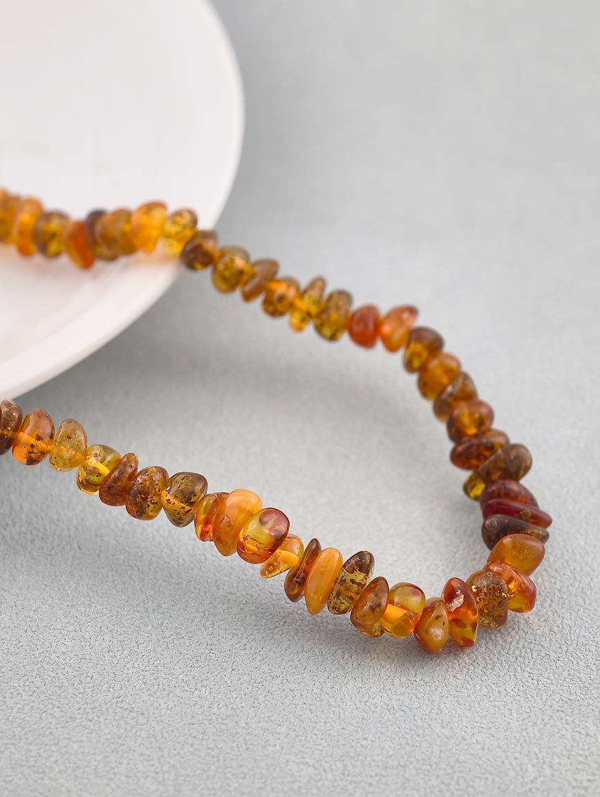 Natural Gradient Amber Necklace image