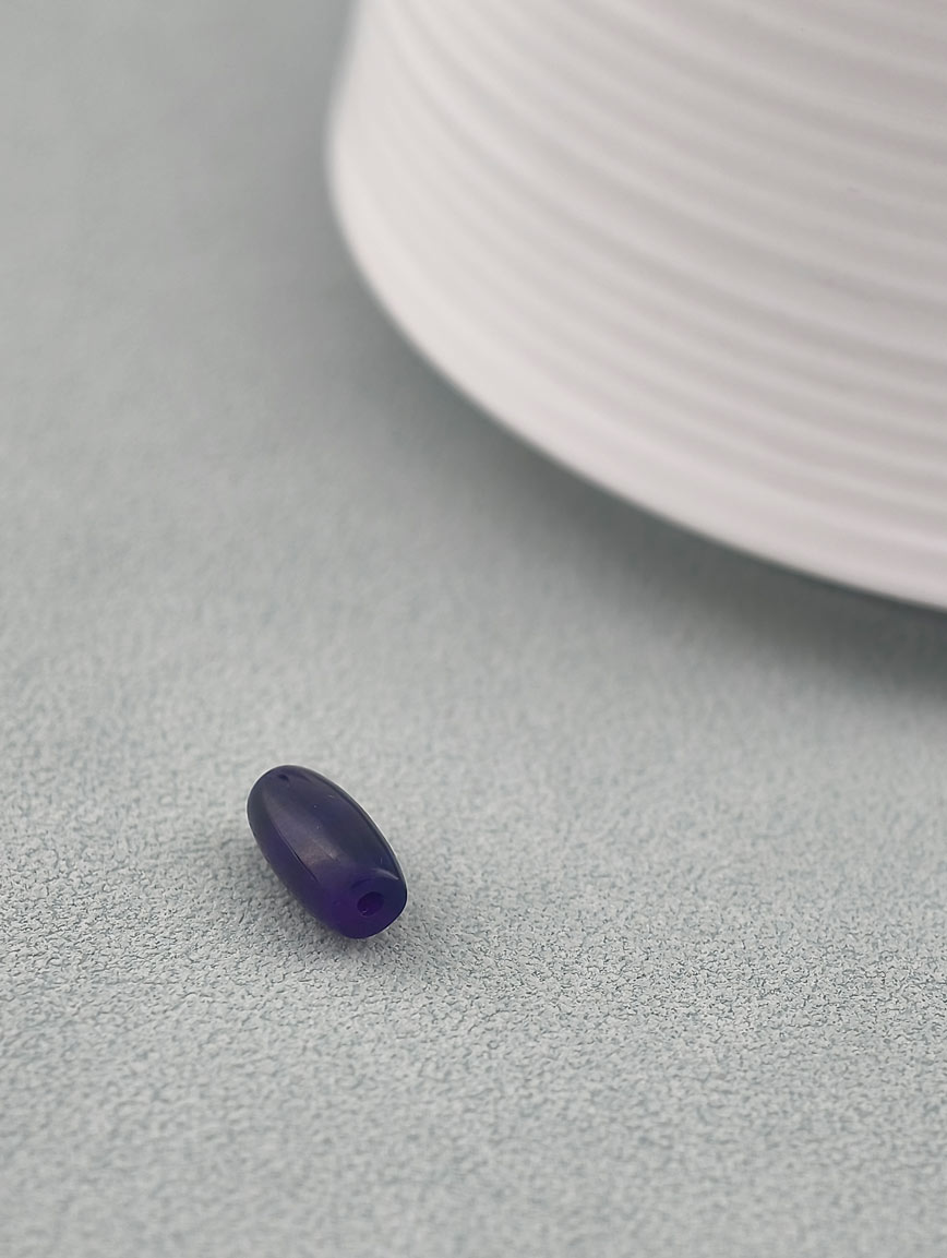 Natural Sugilite Barrel Bead DIY Accessory image