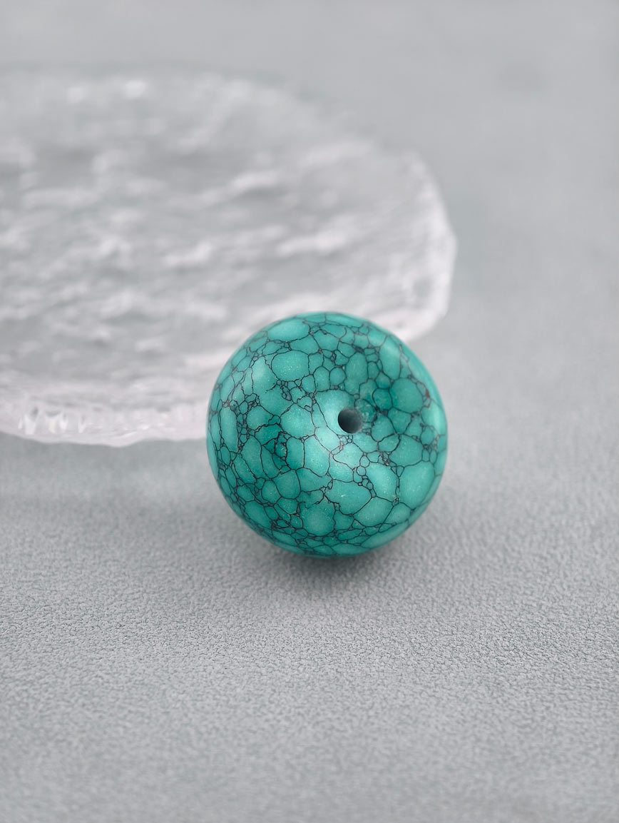 Natural Turquoise Peace Buckle DIY Accessory image