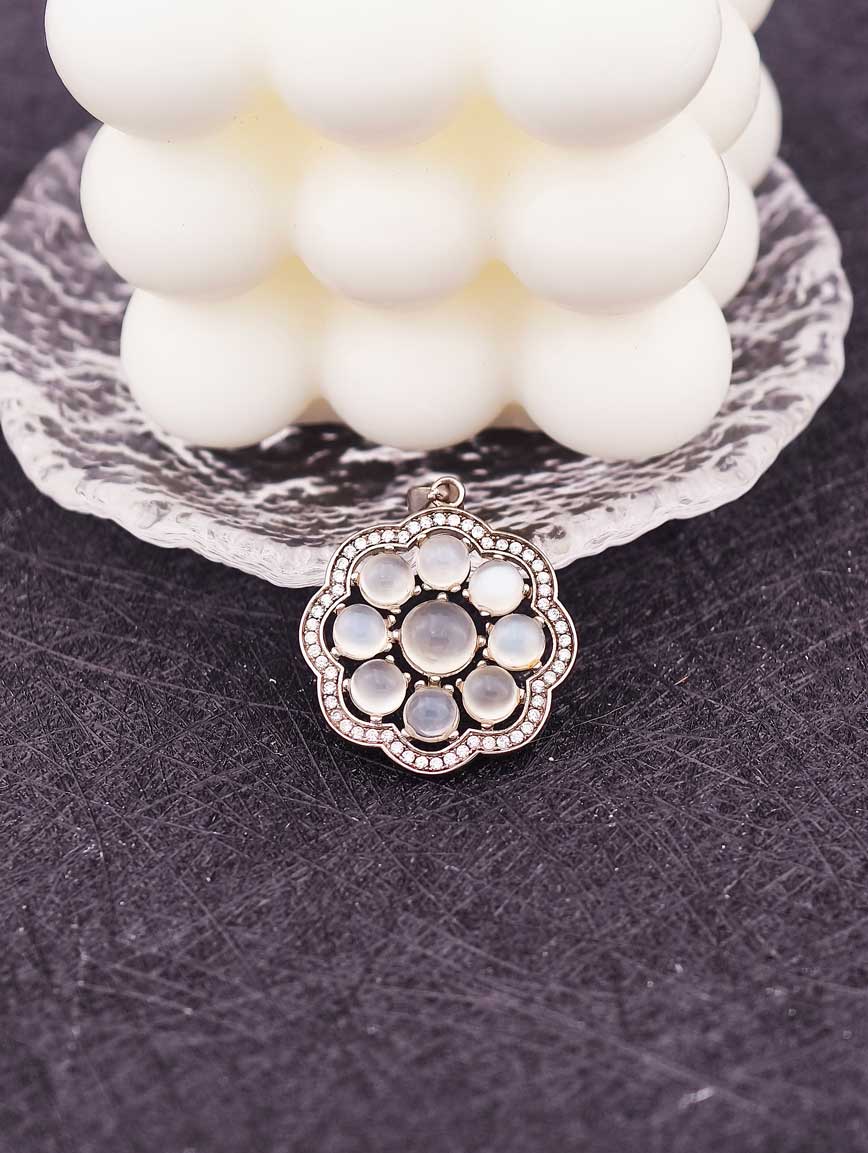 Natural Moonstone Delicate Style Pendant image