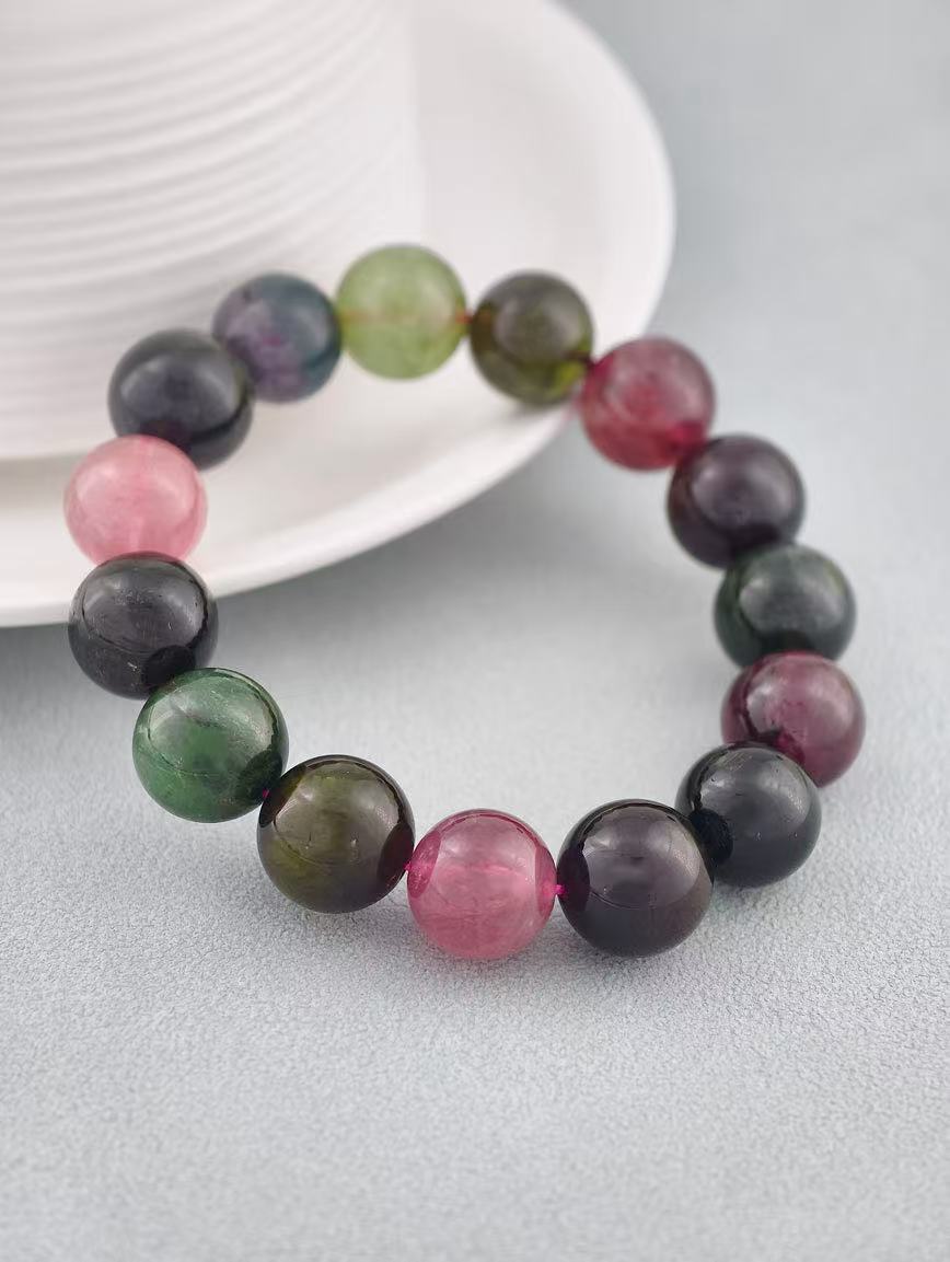 Collectible Rainbow Tourmaline Energy Bracelet image