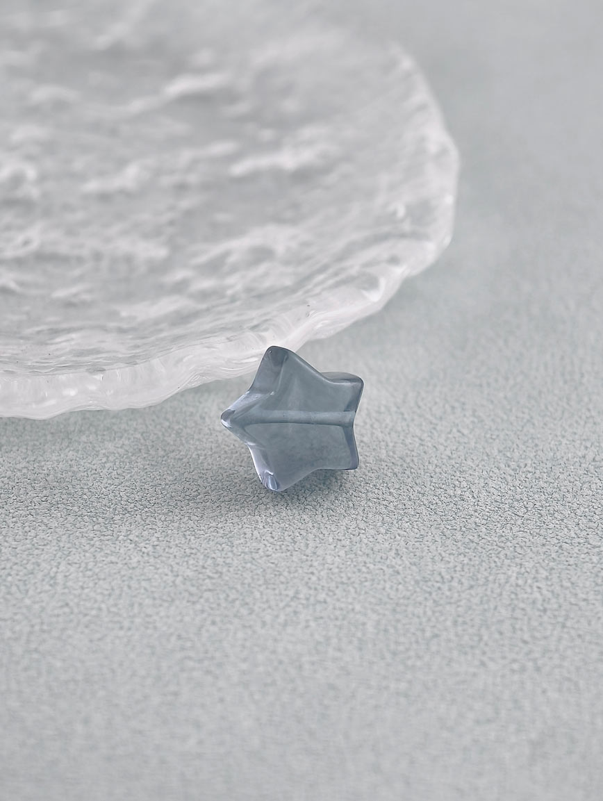 Natural Colored Fluorite Star DIY Accessory image