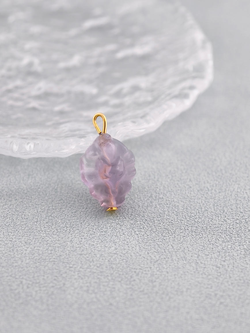 Natural Amethyst Nine-Tailed Fox DIY Accessory image