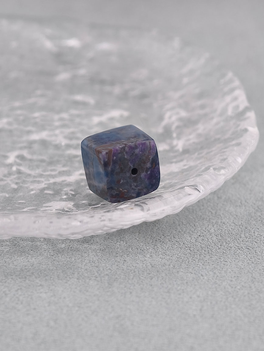 Natural Blue-Purple Night Cherry Cube Sugilite DIY Accessory image